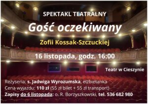 Spektakl teatralny „Gość oczekiwany” – 16.11.2025 r.