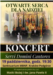 Koncert „Otwarte serca dla nadziei” – 19.10.2025 r.