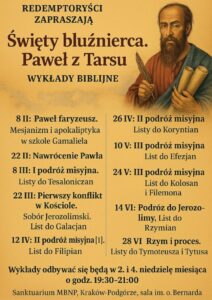 Wykłady biblijne „Święty bluźnierca. Paweł z Tarsu”