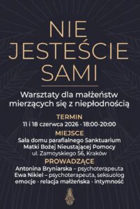 Warsztaty dla małżeństw mierzących się z niepłodnością – 11 i 18.06.2026 r.